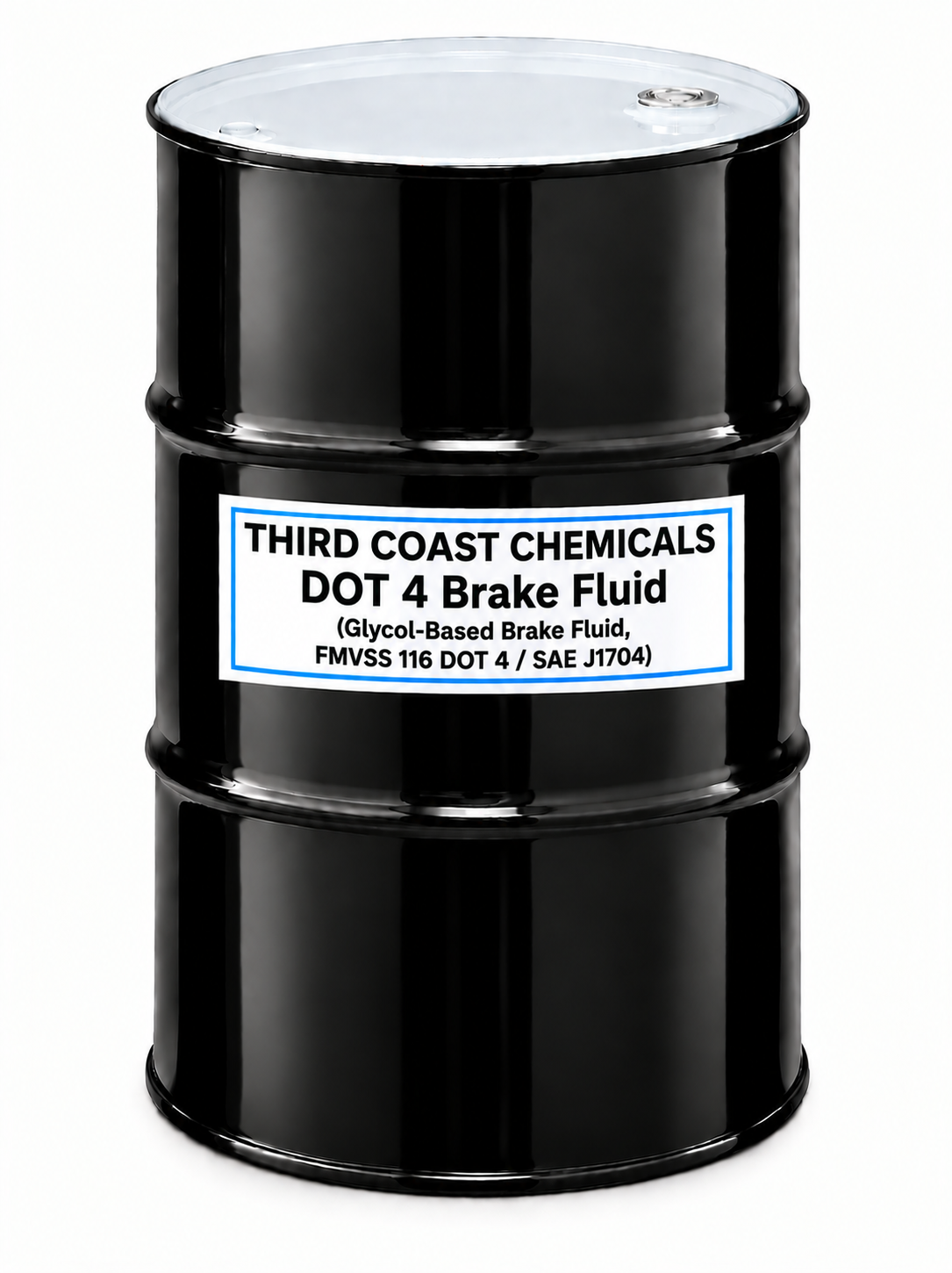 THIRD COAST CHEMICALS - DOT 4 Brake Fluid (Glycol-Based Brake Fluid, FMVSS 116 DOT 4 / SAE J1704) - 55 Gal Drum
